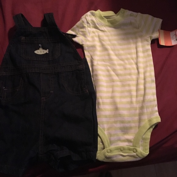 2 Piece Jean Overall - Picture 2 of 2